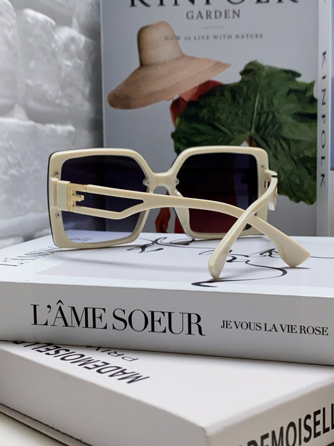 FENDI FF DIAMONDS SQUARE FRAME SUNGLASSES 575802 IN ACETATE