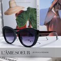 MIU MIU GLIMPSE SUNGLASSES 576816 IN BLACK ACETATE