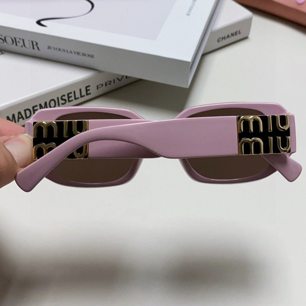 MIU MIU GLIMPSE SUNGLASSES 576817 IN PINK ACETATE