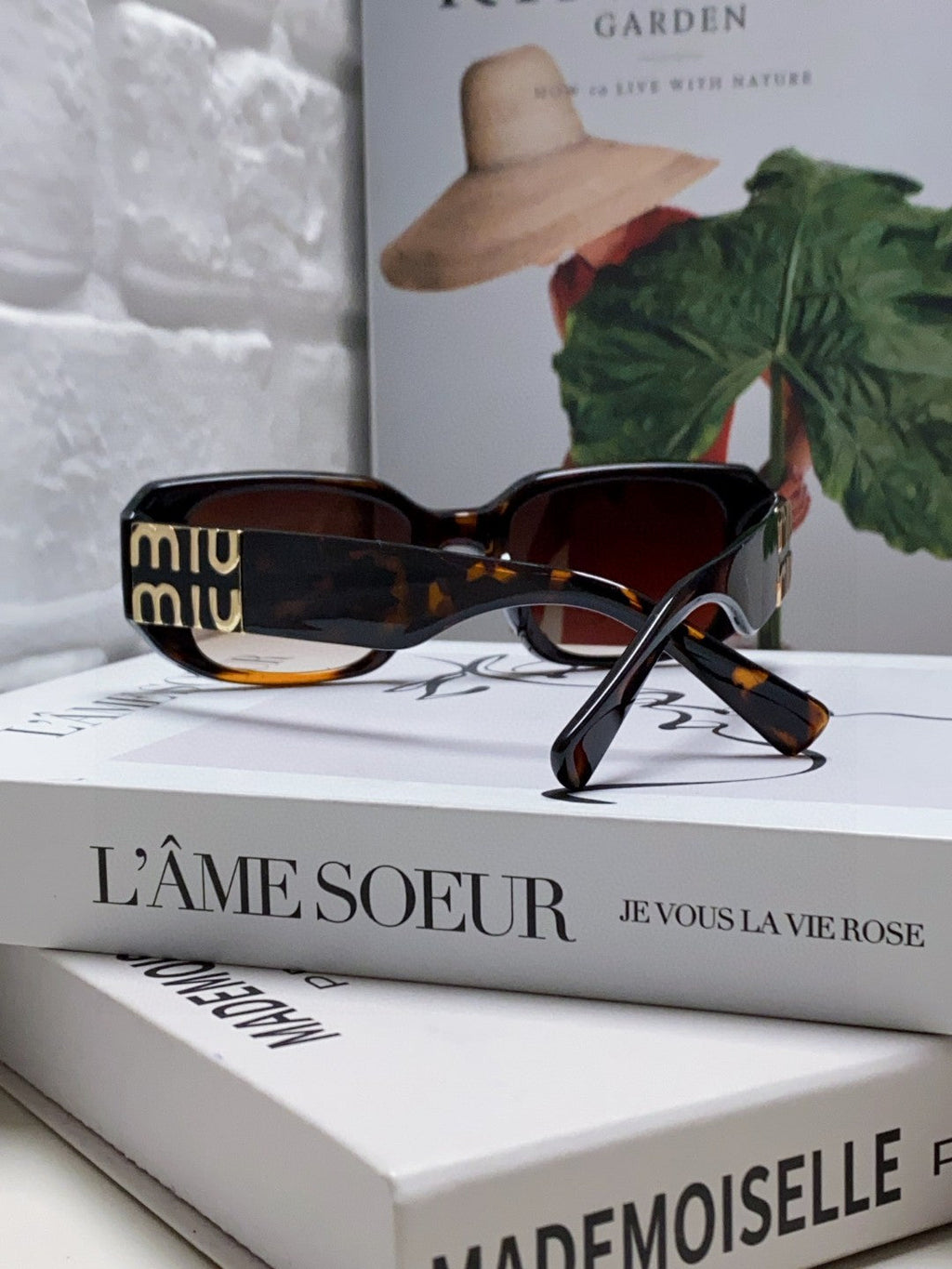 MIU MIU GLIMPSE SUNGLASSES 576820 IN HAVANA ACETATE