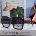 MIU MIU RUNWAY SQUARE SUNGLASSES 576823 IN ACETATE