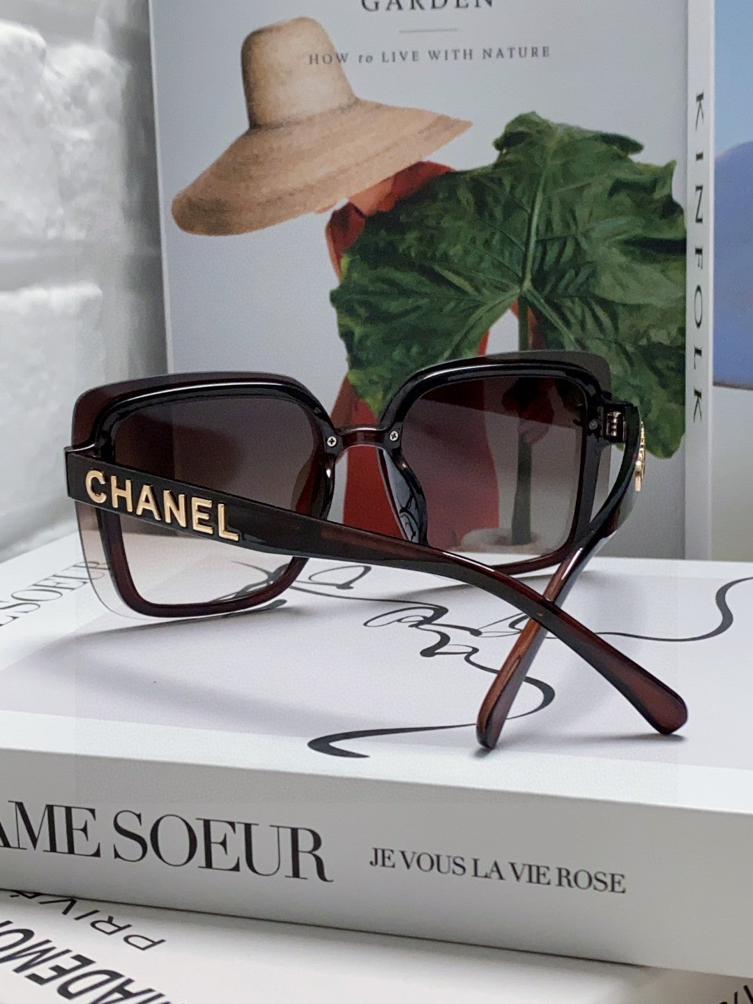 CHANEL SQUARE SUNGLASSES 638797 IN ACETATE