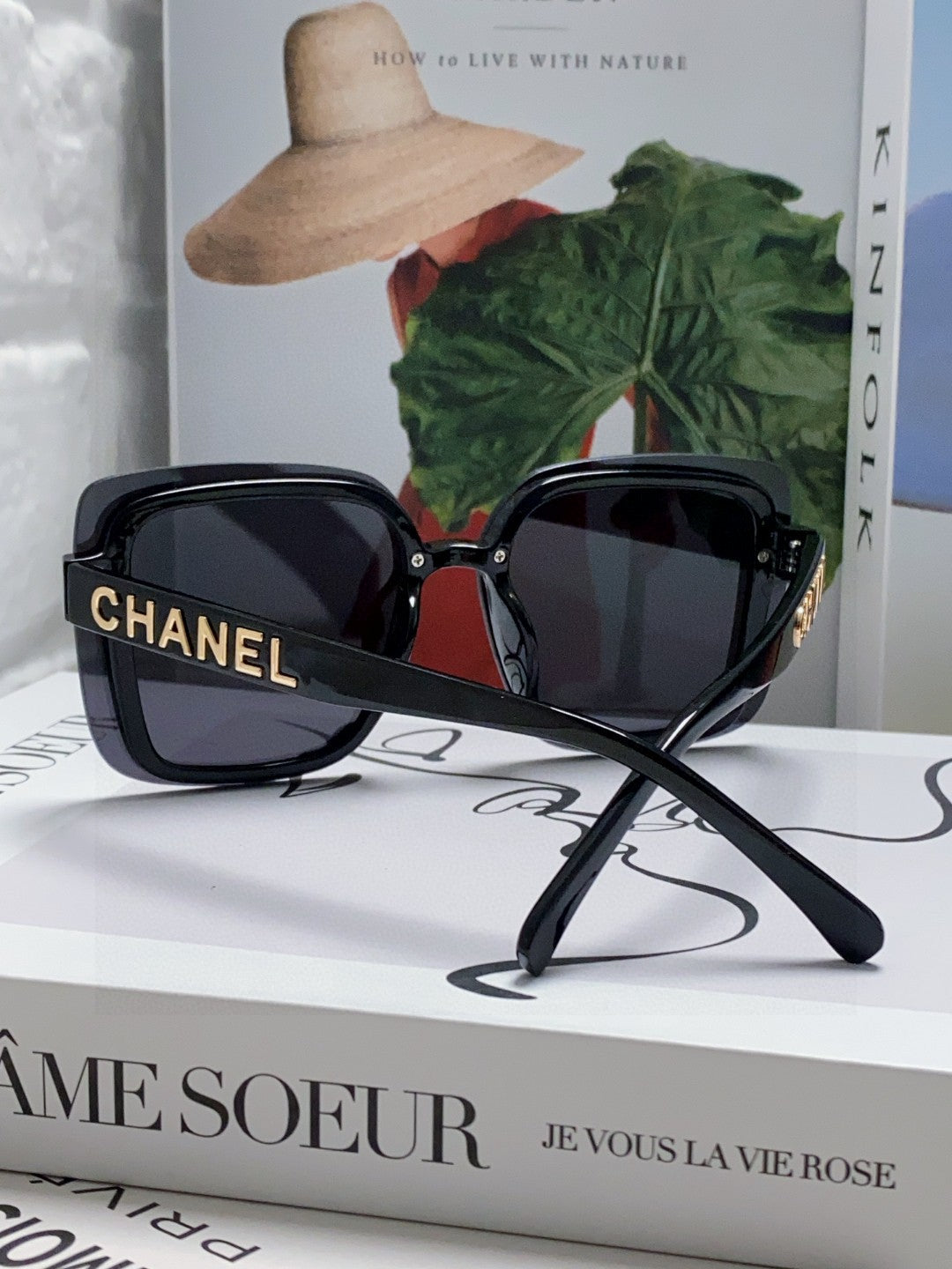 CHANEL SQUARE SUNGLASSES 638798 IN ACETATE