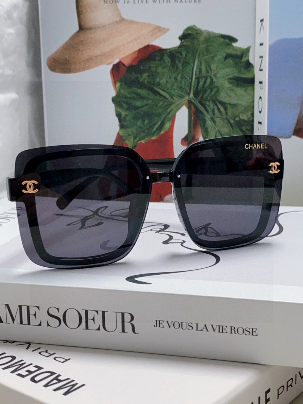 CHANEL SQUARE SUNGLASSES 638798 IN ACETATE