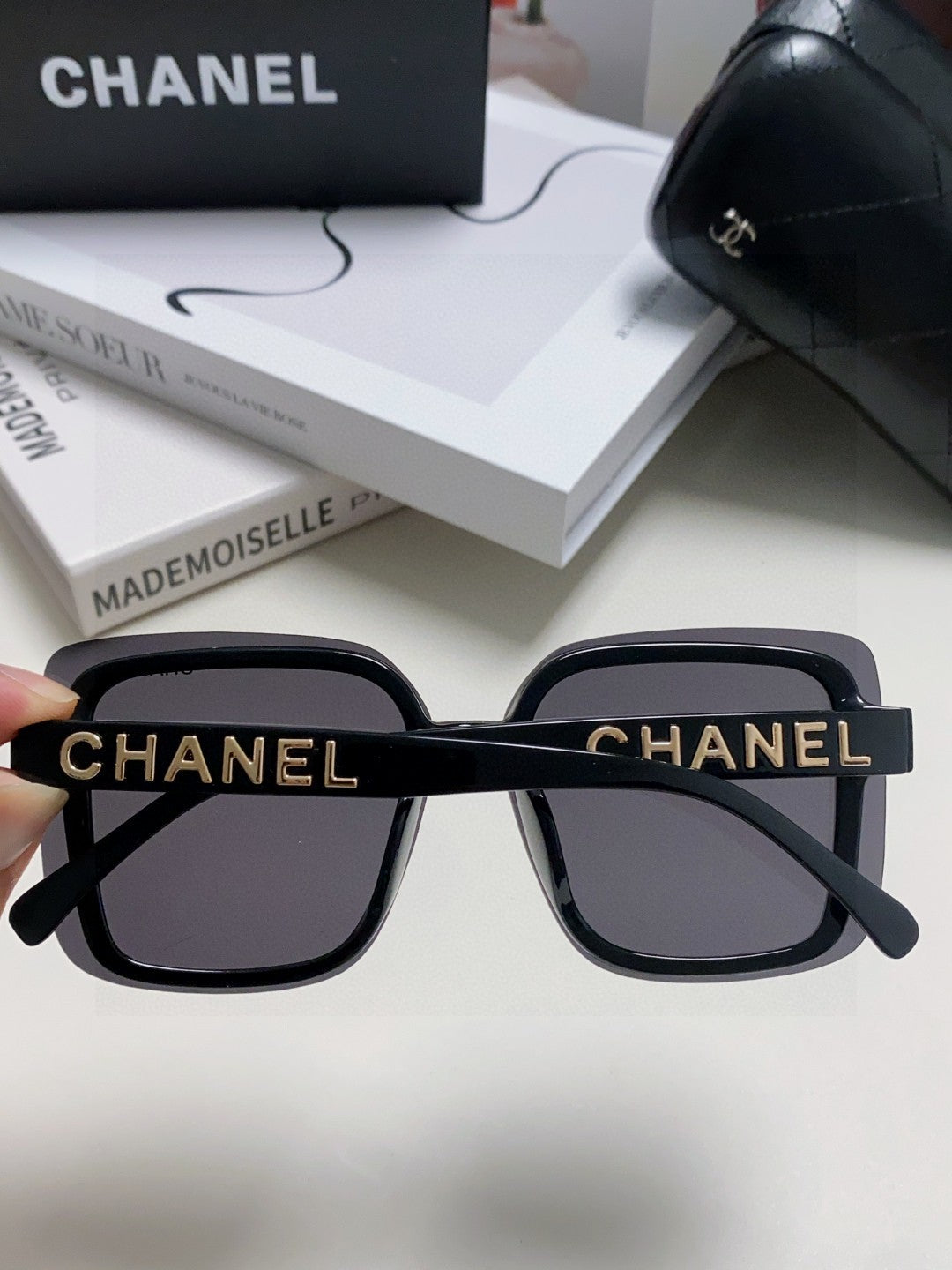 CHANEL SQUARE SUNGLASSES 638798 IN ACETATE
