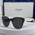 CELINE SQUARE SUNGLASSES 575842 IN WHITE ACETATE