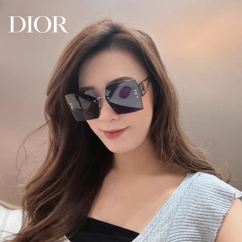 DIOR 30MONTAIGNE S7U SUNGLASSES 578111 IN BLACK METAL GREY LENSES