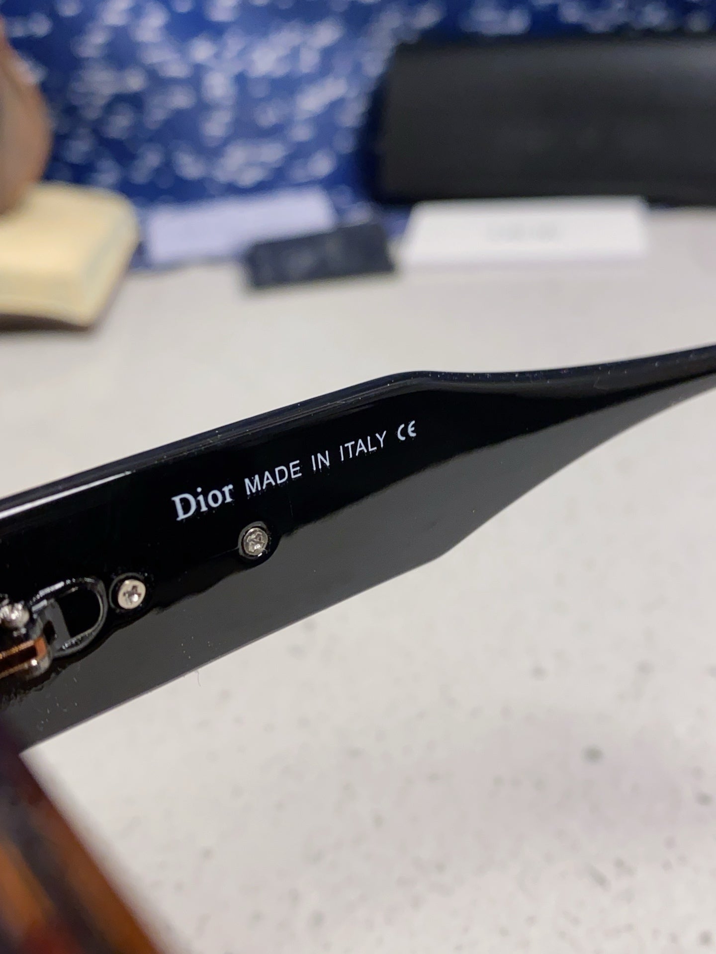 DIOR MONTAIGNE SUNGLASSES 578114 IN HAVANA ACETATE