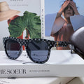 LOUIS VUITTON MONOGRAM SUNGLASSES 581386 IN BLACK ACETATE FRAME