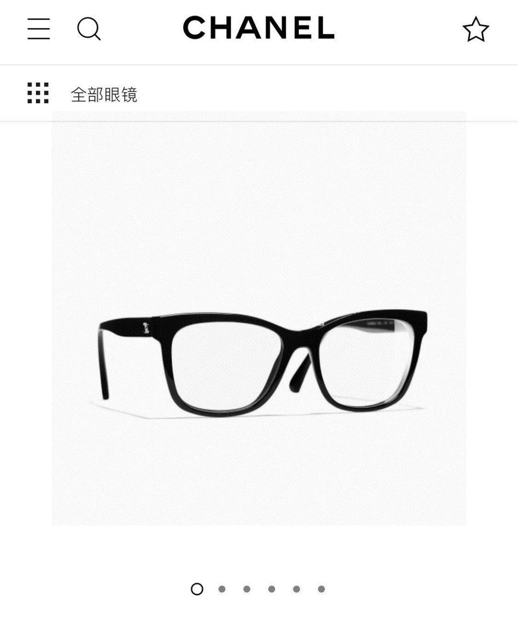 CHANEL SQUARE SUNGLASSES 3392 IN BLACK ACETATE CLEAR LENSES