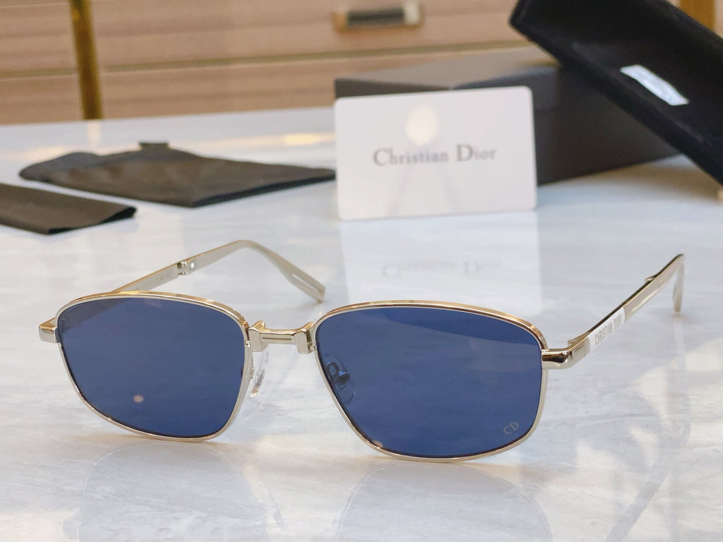 DIOR FOLDABLE SUNGLASSES 90A1U IN METAL