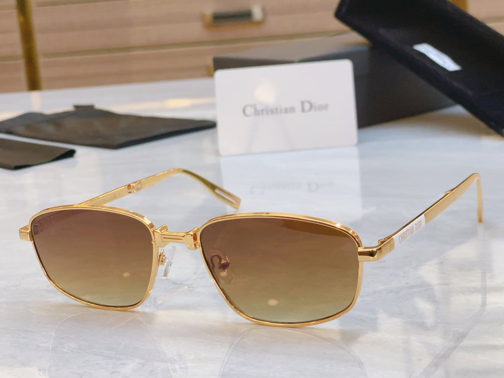 DIOR FOLDABLE SUNGLASSES 90A1U IN METAL