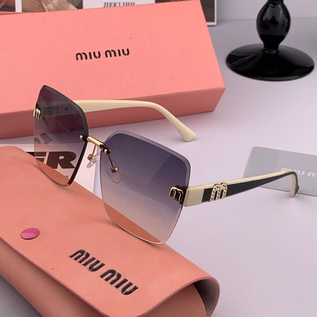 MIU MIU RUNWAY SQUARE SUNGLASSES M7550 IN ACETATE