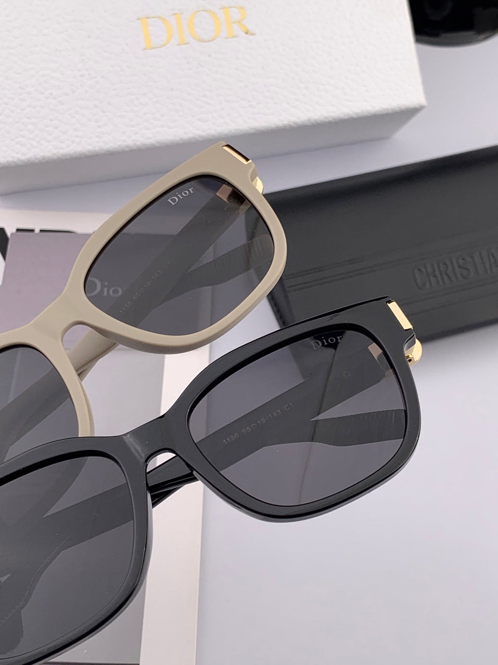 DIOR MONTAIGNE SUNGLASSES CD6113 IN ACETATE