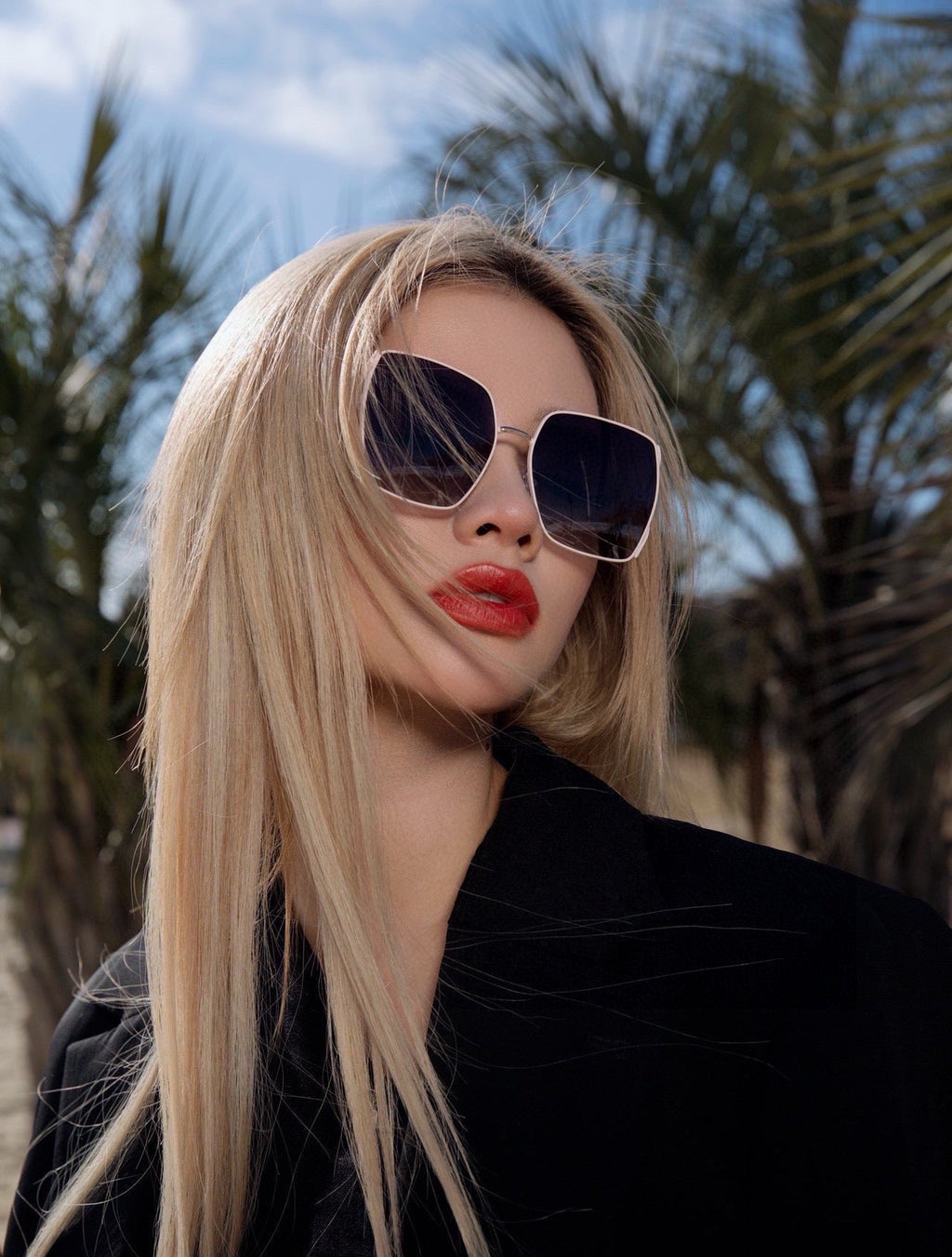 MIU MIU RUNWAY SQUARE SUNGLASSES M1321 IN ACETATE
