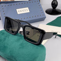 GUCCI CHUNKY RECTANGULAR FRAME SUNGLASSES G204 IN ACETATE