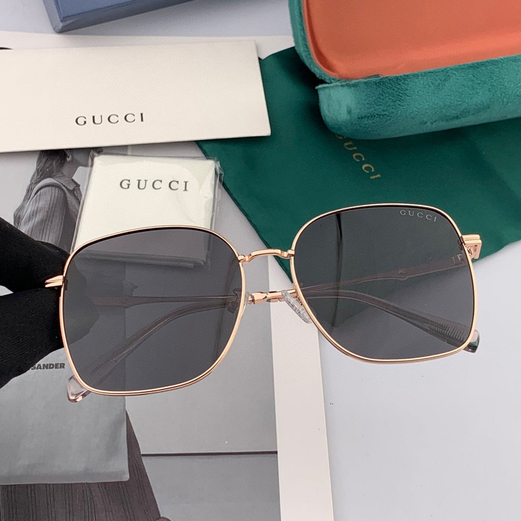 GUCCI SQUARE FRAME SUNGLASSES G2322 IN METAL