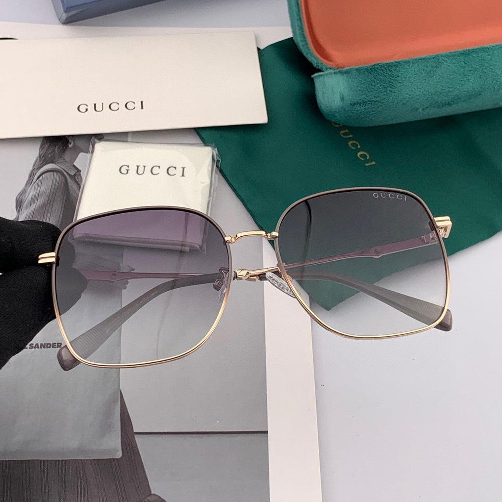 GUCCI SQUARE FRAME SUNGLASSES G2322 IN METAL