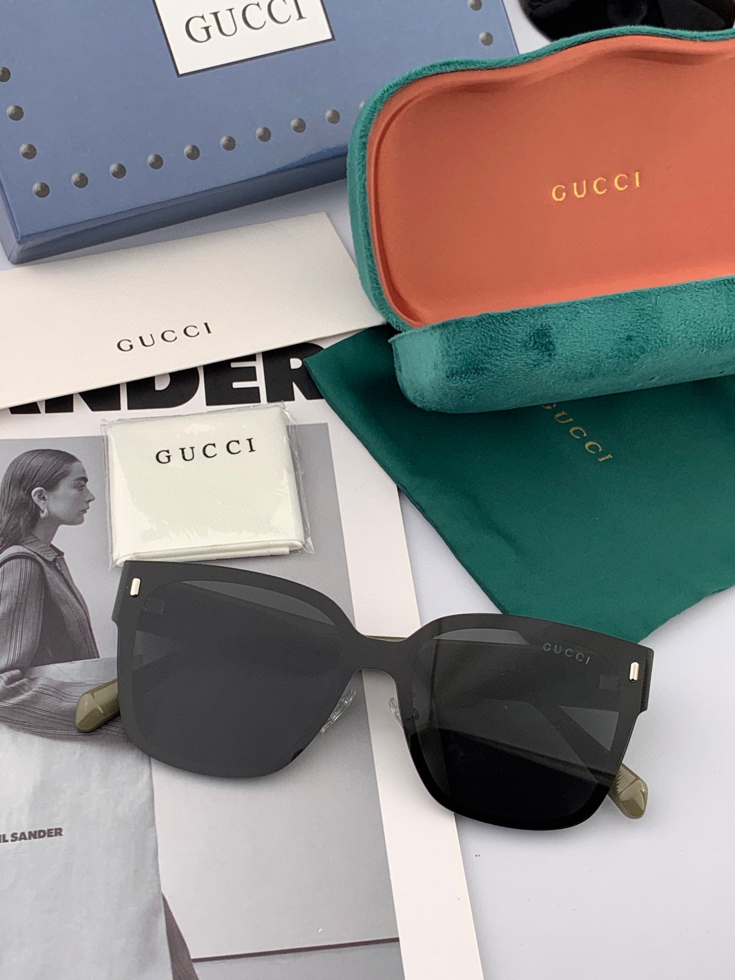 GUCCI SQUARE FRAME SUNGLASSES G9316 IN ACETATE