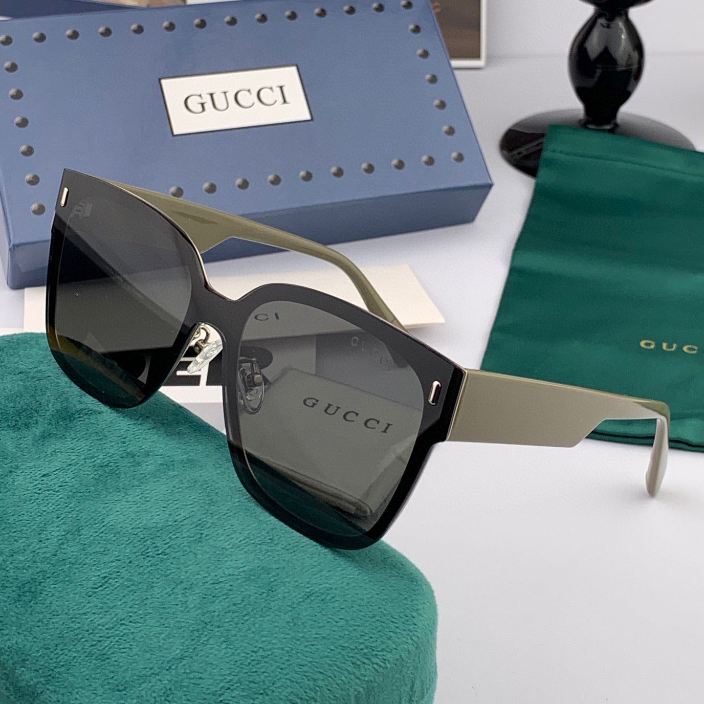 GUCCI SQUARE FRAME SUNGLASSES G9316 IN ACETATE