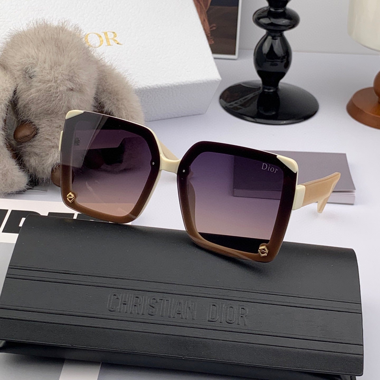 DIOR MONTAIGNE SUNGLASSES D7191 IN ACETATE