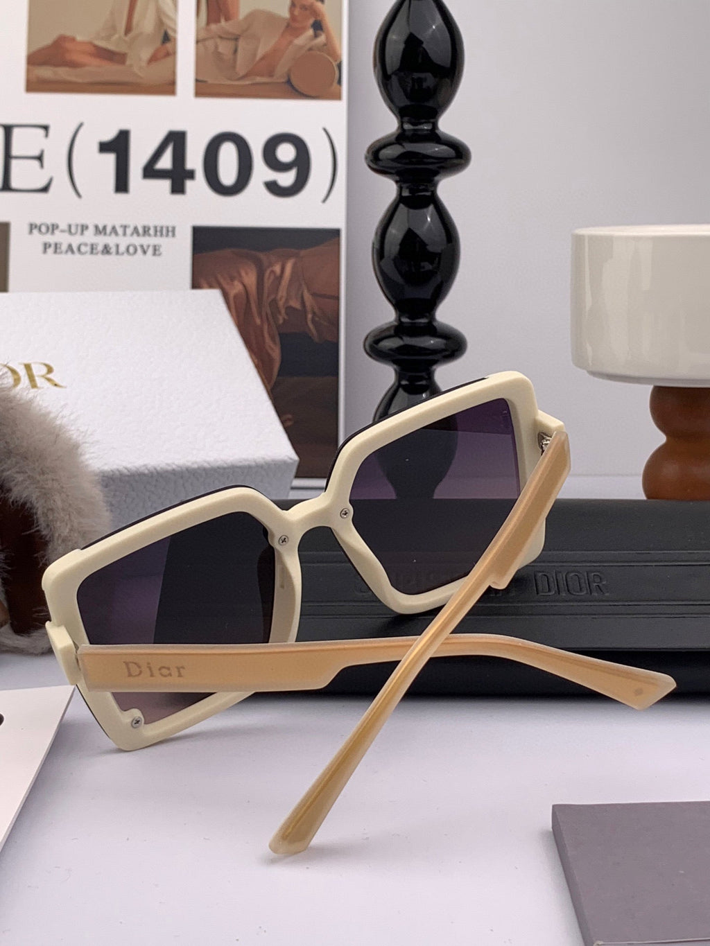 DIOR MONTAIGNE SUNGLASSES D7191 IN ACETATE