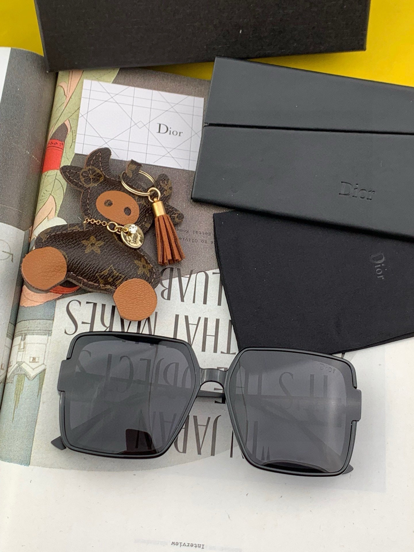 DIOR MONTAIGNE SUNGLASSES D5541 IN METAL