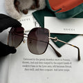 GUCCI SQUARE FRAME SUNGLASSES G0642 IN METAL
