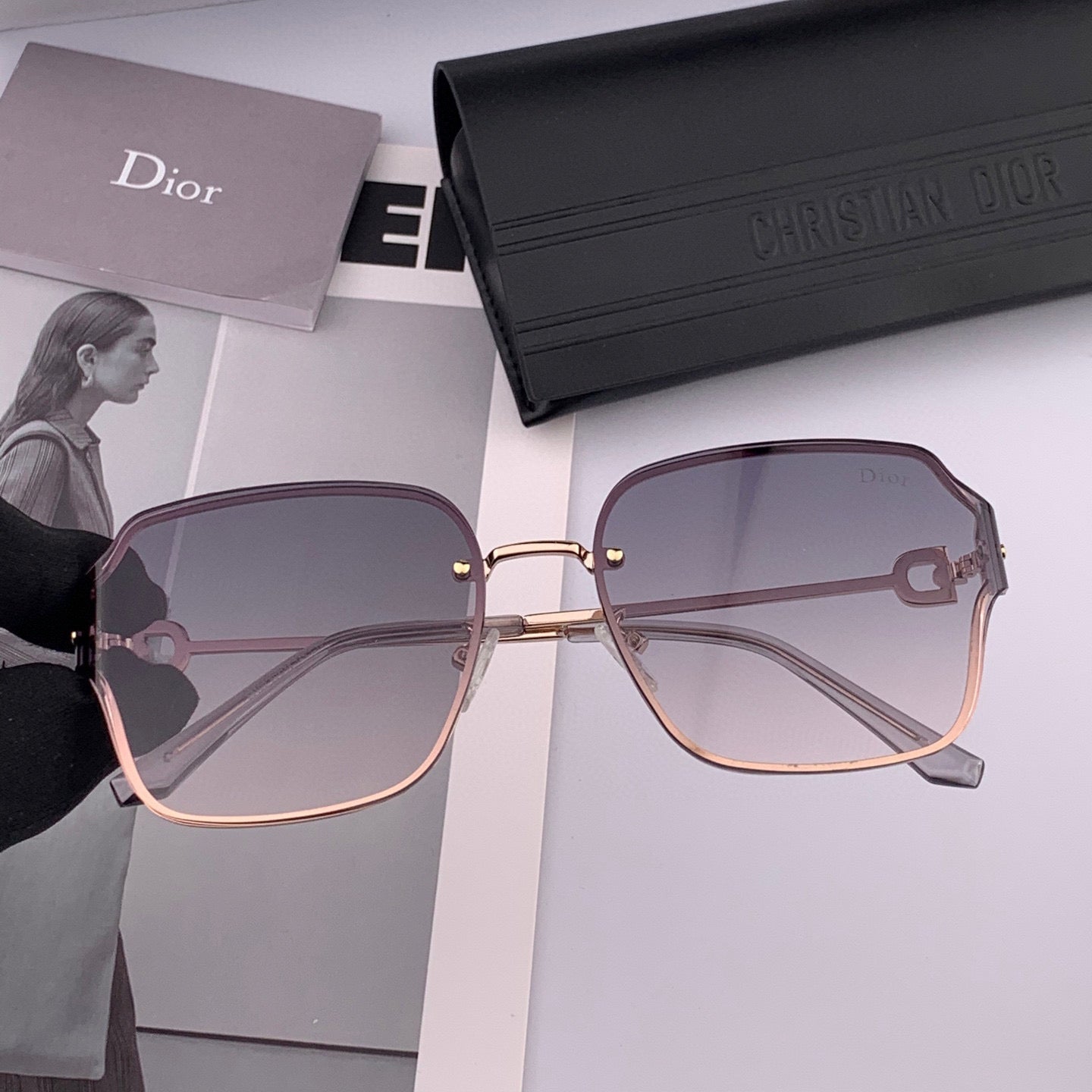 DIOR MONTAIGNE SUNGLASSES CD95810 IN METAL