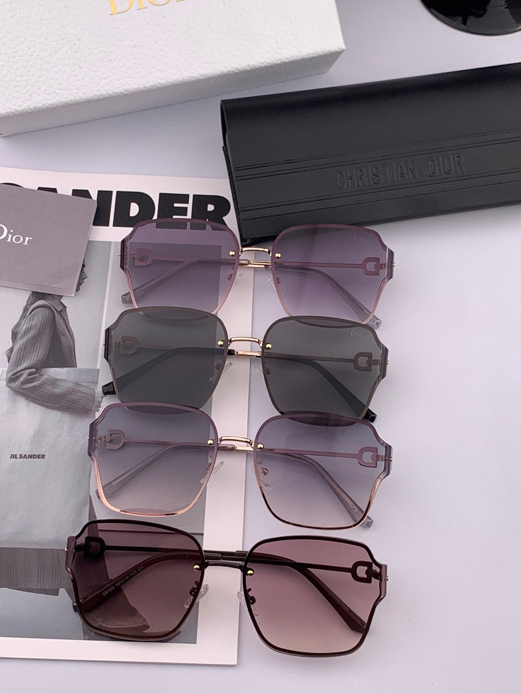DIOR MONTAIGNE SUNGLASSES CD95810 IN METAL