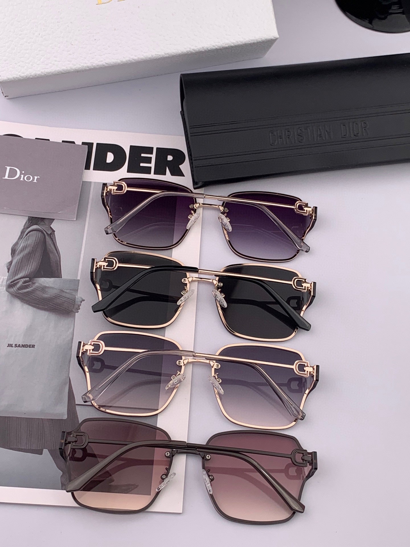 DIOR MONTAIGNE SUNGLASSES CD95810 IN METAL