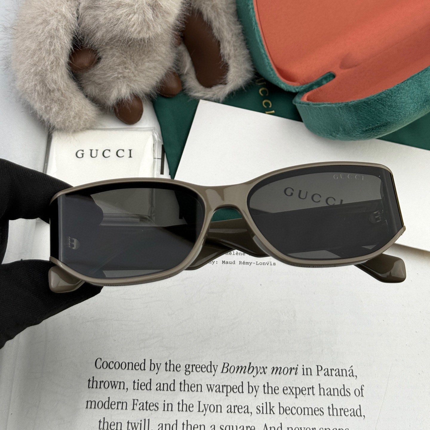 GUCCI GEOMETRIC FRAME SUNGLASSES G0317 IN ACETATE