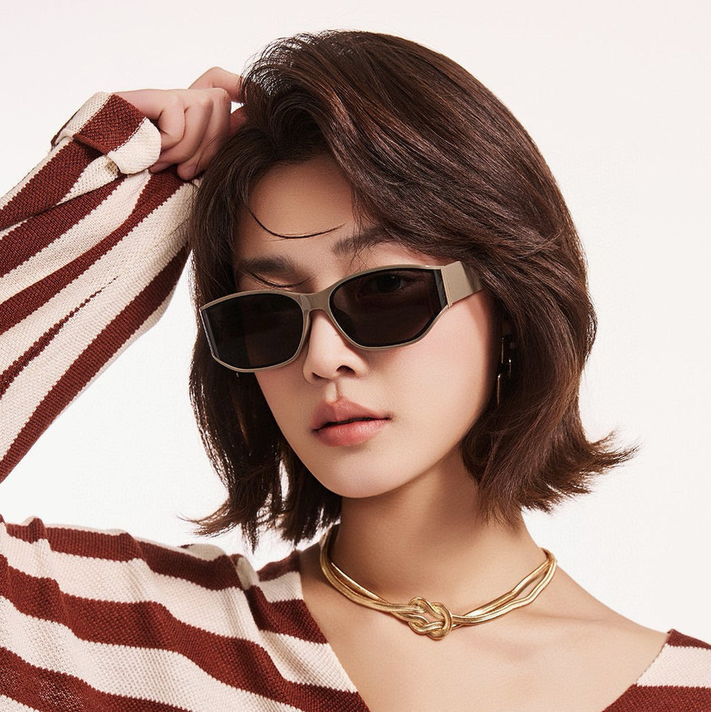 GUCCI GEOMETRIC FRAME SUNGLASSES G0317 IN ACETATE