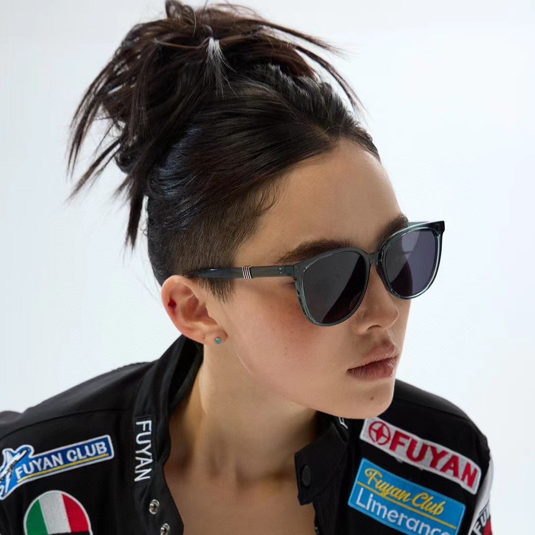 GUCCI ROUND FRAME SUNGLASSES G37721 IN ACETATE