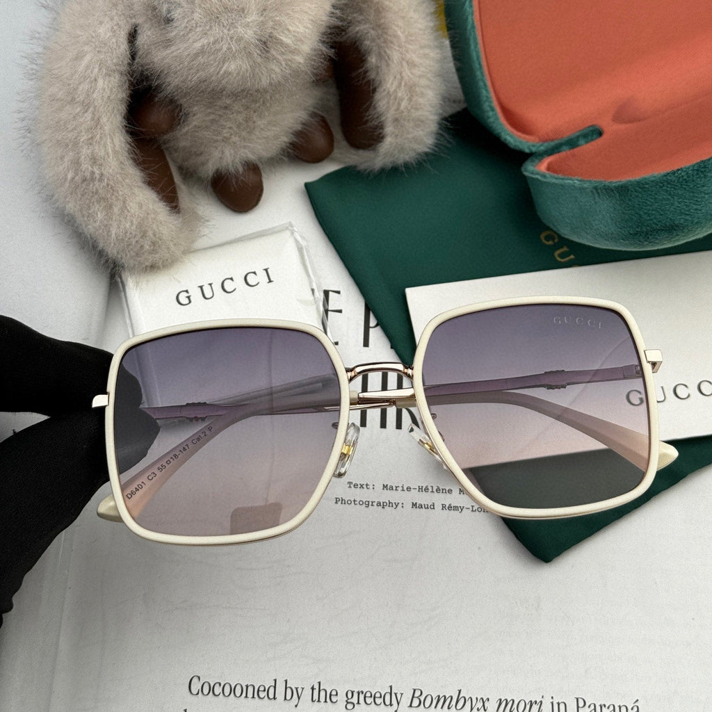GUCCI SQUARE FRAME SUNGLASSES G1640 IN METAL