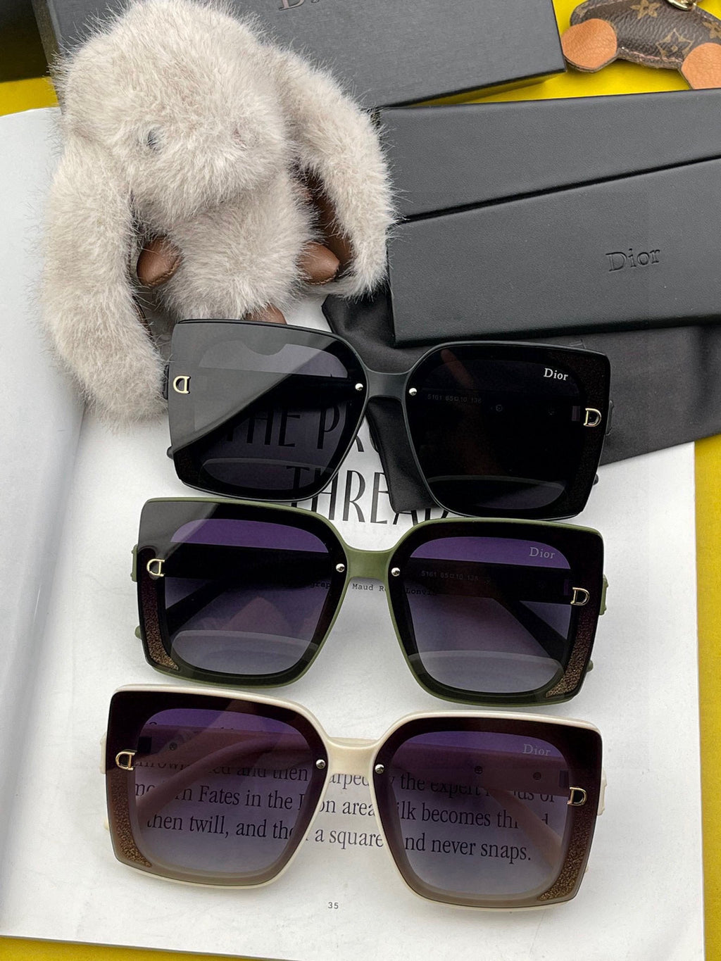DIOR MONTAIGNE SUNGLASSES CD1615 IN ACETATE