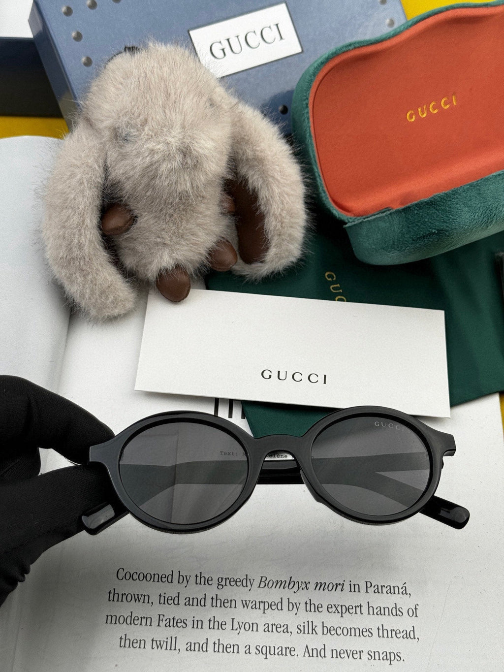 GUCCI ROUND FRAME SUNGLASSES G6910 IN ACETATE