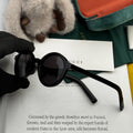 GUCCI ROUND FRAME SUNGLASSES G6910 IN ACETATE