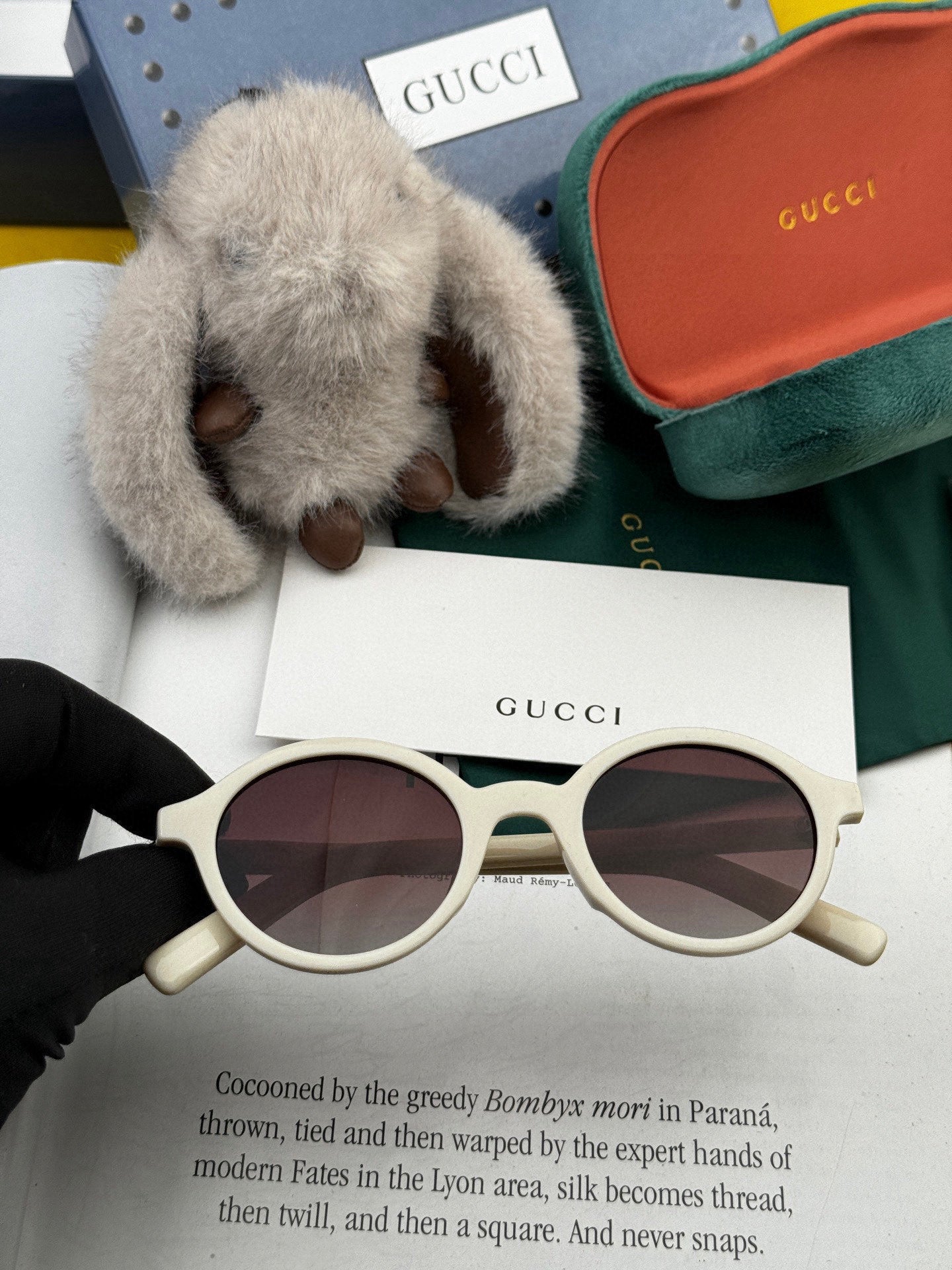 GUCCI ROUND FRAME SUNGLASSES G6910 IN ACETATE