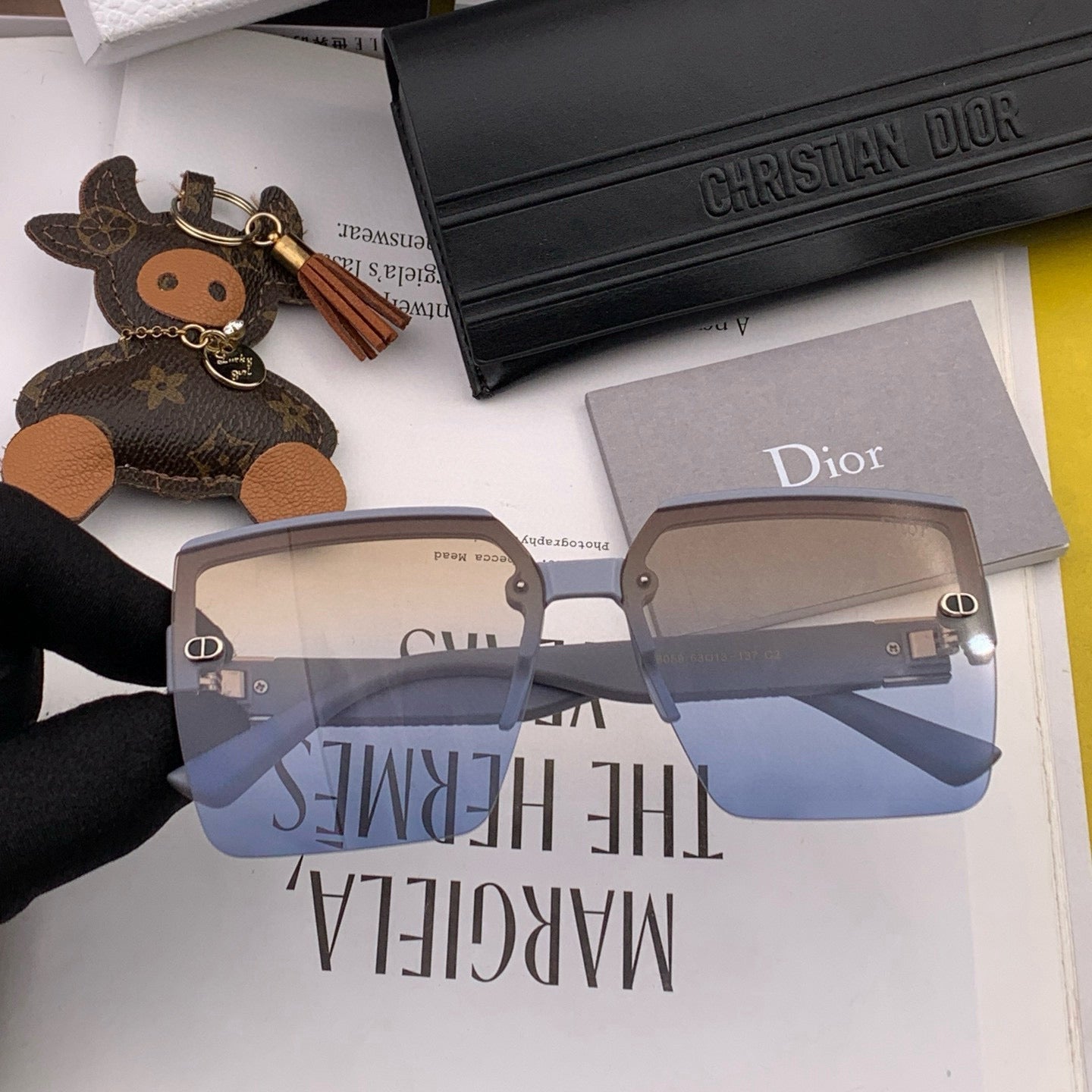 DIOR MONTAIGNE SUNGLASSES D9805 IN ACETATE